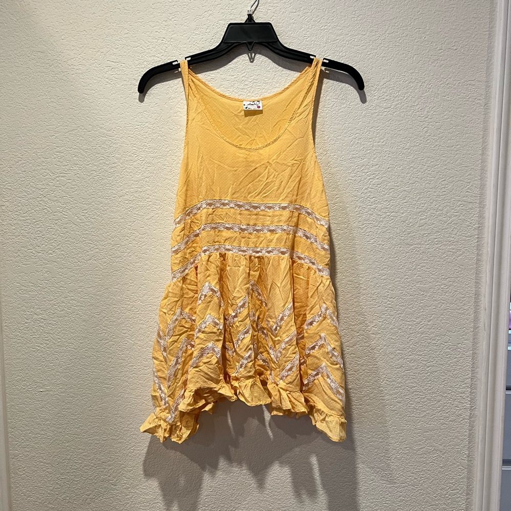 Free people lace trapeze dress small - Picture 2 of 4